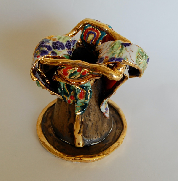 Bronze Candle Holder 